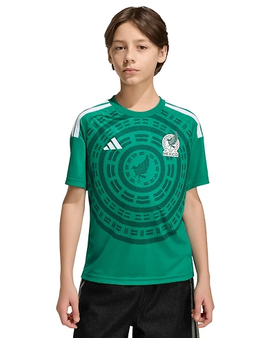 adidas Big Boys' and Girls' Mexico 26 Home Fan Short-Sleeve Jersey
