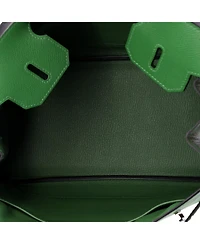 Pre-Owned Hermes Birkin 30 Handbag Epsom with Palladium Hardware