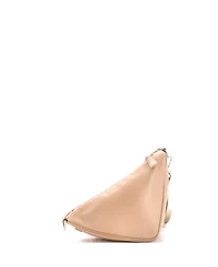 Pre-Owned Prada Small Triangle Logo Zip Crossbody Bag Leather