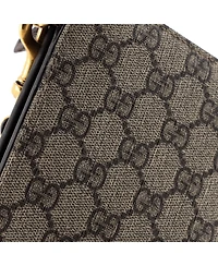 Pre-Owned Gucci Neo Vintage Wristlet Pouch Gg Coated Canvas