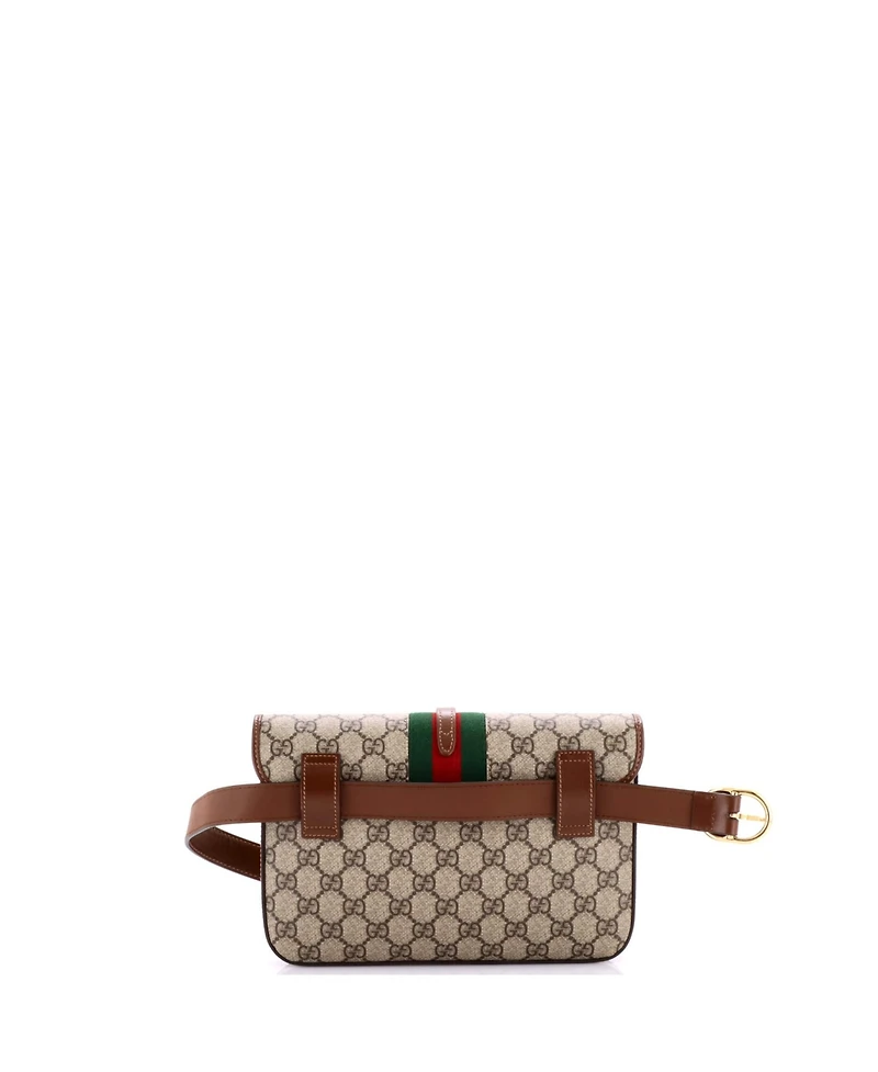 Pre-Owned Gucci Mini Ophidia Trifold Wallet Crossbody Bag Gg Coated Canvas