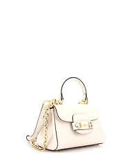 Pre-Owned Gucci Mini Horsebit 1955 Top Handle Flap Bag Leather