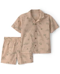 Carter's Boys' 2T-5T Island Top and Shorts, 2-Piece Set