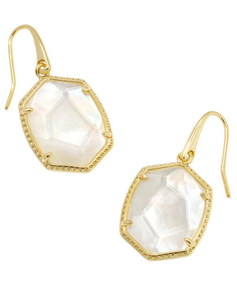 Kendra Scott Daphne Amazonite 14k Gold-Tone Over Brass Drop Earrings