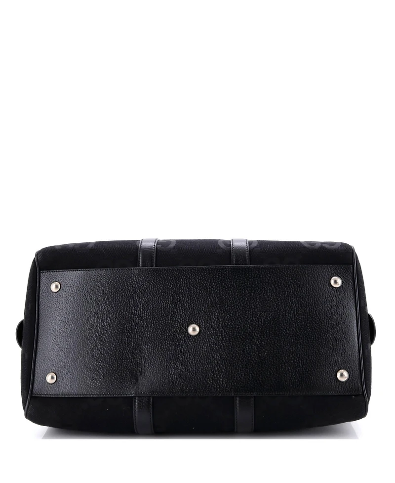 Pre-Owned Gucci Small Convertible Duffle Bag Jumbo Gg Canvas