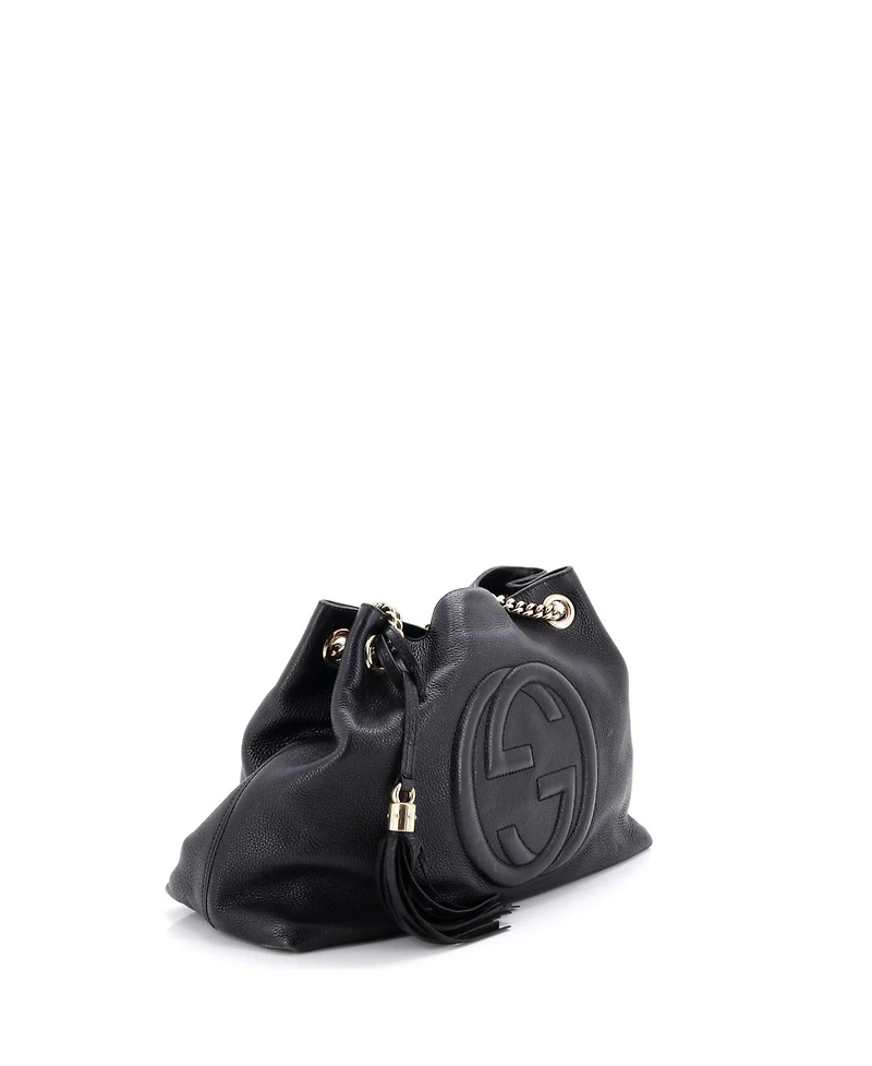 Pre-Owned Gucci Medium Soho Chain Strap Shoulder Bag Leather