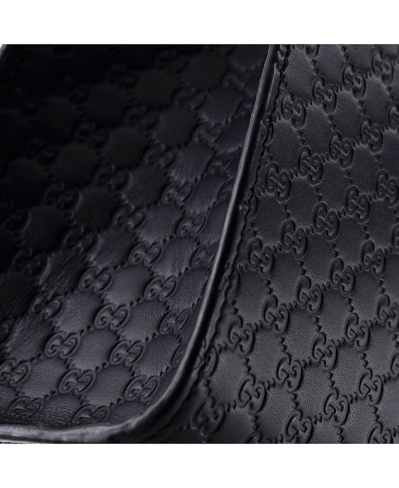 Pre-Owned Gucci Medium Emily Chain Flap Bag Microguccissima Leather