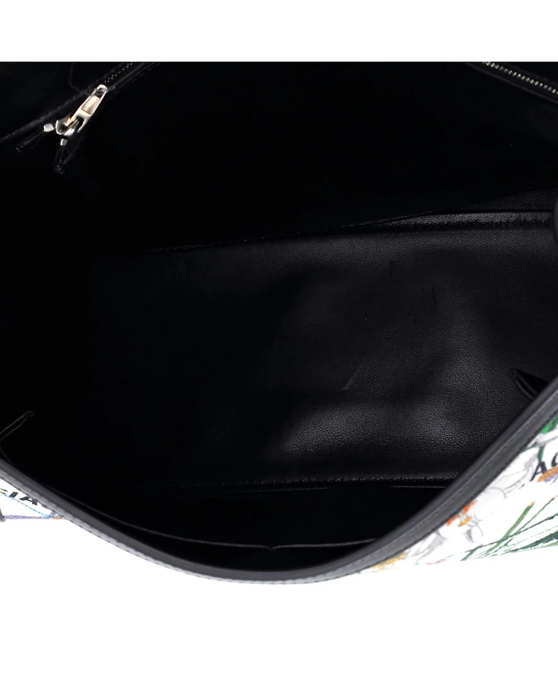 Pre-Owned Gucci Medium x Balenciaga The Hacker Project Hourglass Top Handle Bag Flora Canvas