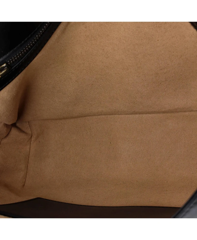 Pre-Owned Gucci Medium Gg Marmont Flap Bag Matelasse Leather