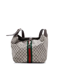 Pre-Owned Gucci Small Jackie 1961 Soft Shoulder Bag Gg Coated Canvas