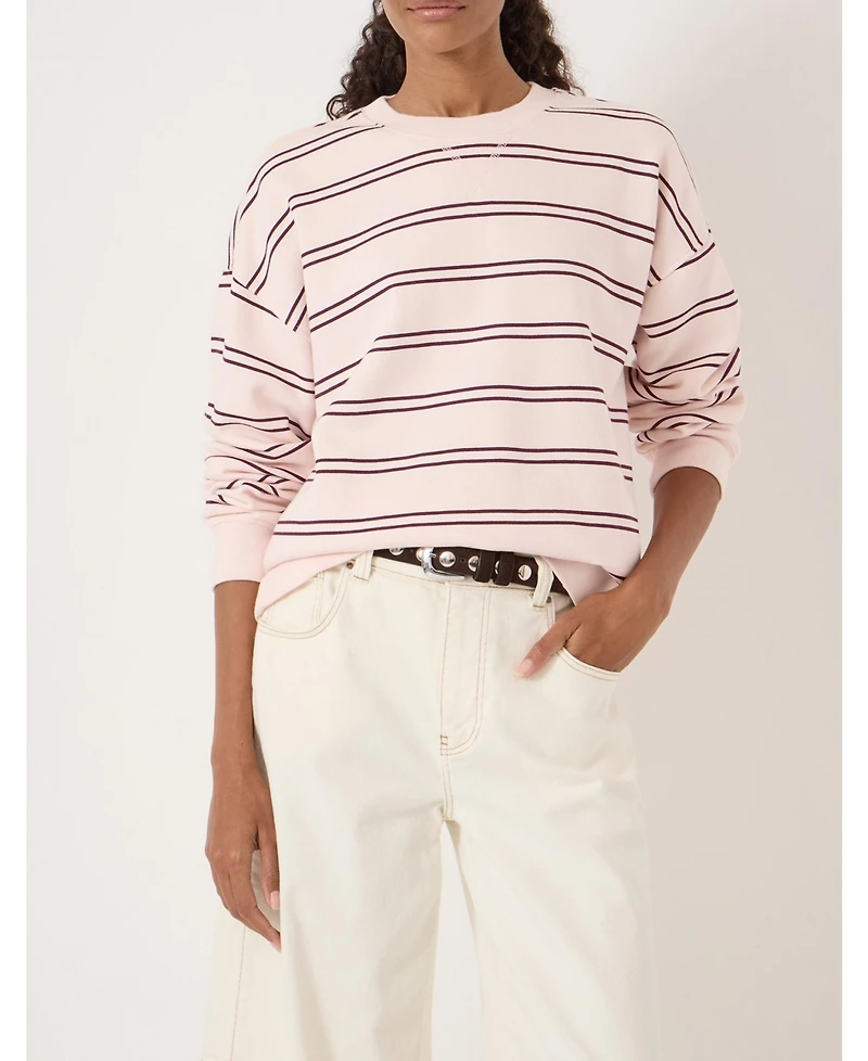 Hush Women's Luca Stripe Heavyweight Sweatshirt
