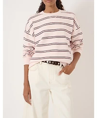 Hush Women's Luca Stripe Heavyweight Sweatshirt