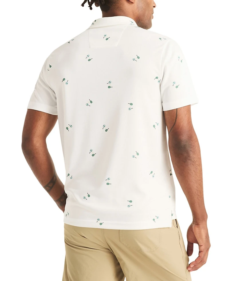 Nautica Men's Paddle Print Golf Polo Shirt