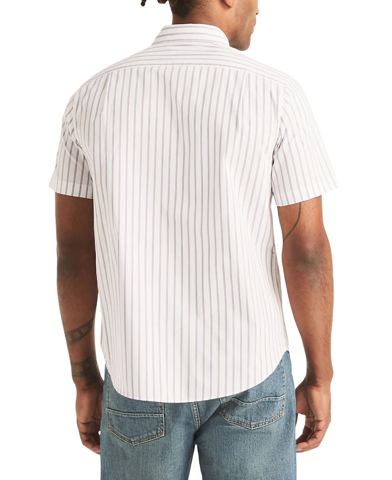 Nautica Men's Short-Sleeve Stripe Shirt