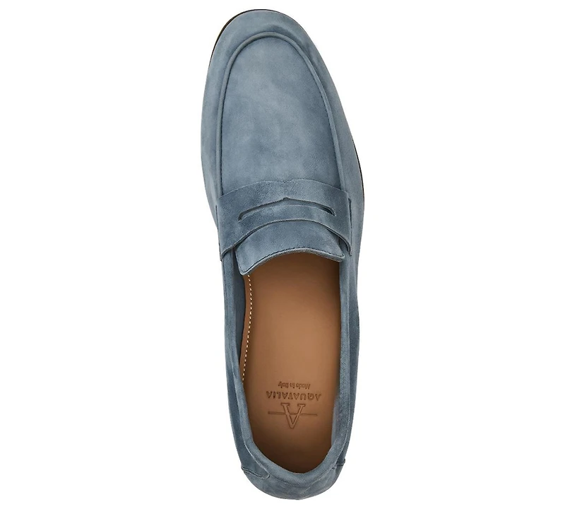 Aquatalia Men's Slip-on Round Toe Loafers