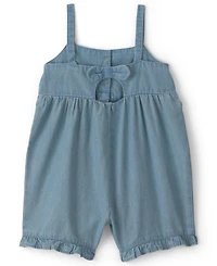 Carter's Baby Girls' Chambray Sleeveless Romper