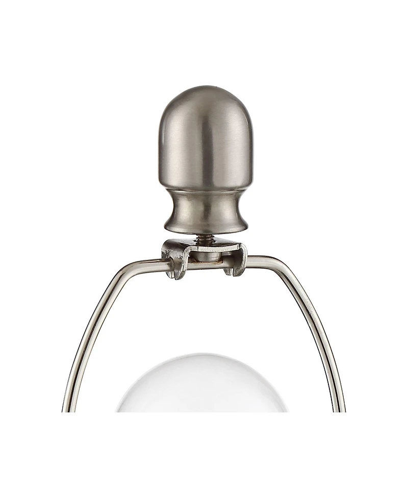 360 Lighting Alana 22 3/4" High Small Modern Coastal Accent Table Lamps Set of 2 Led Night Light Glass Living Room Bedroom