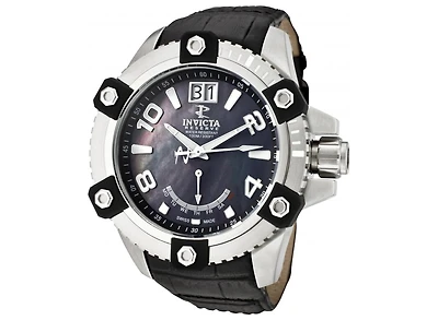 Invicta Men's 1725 Reserve Octane Quartz Chronograph Mother of Pearl Dial Watch