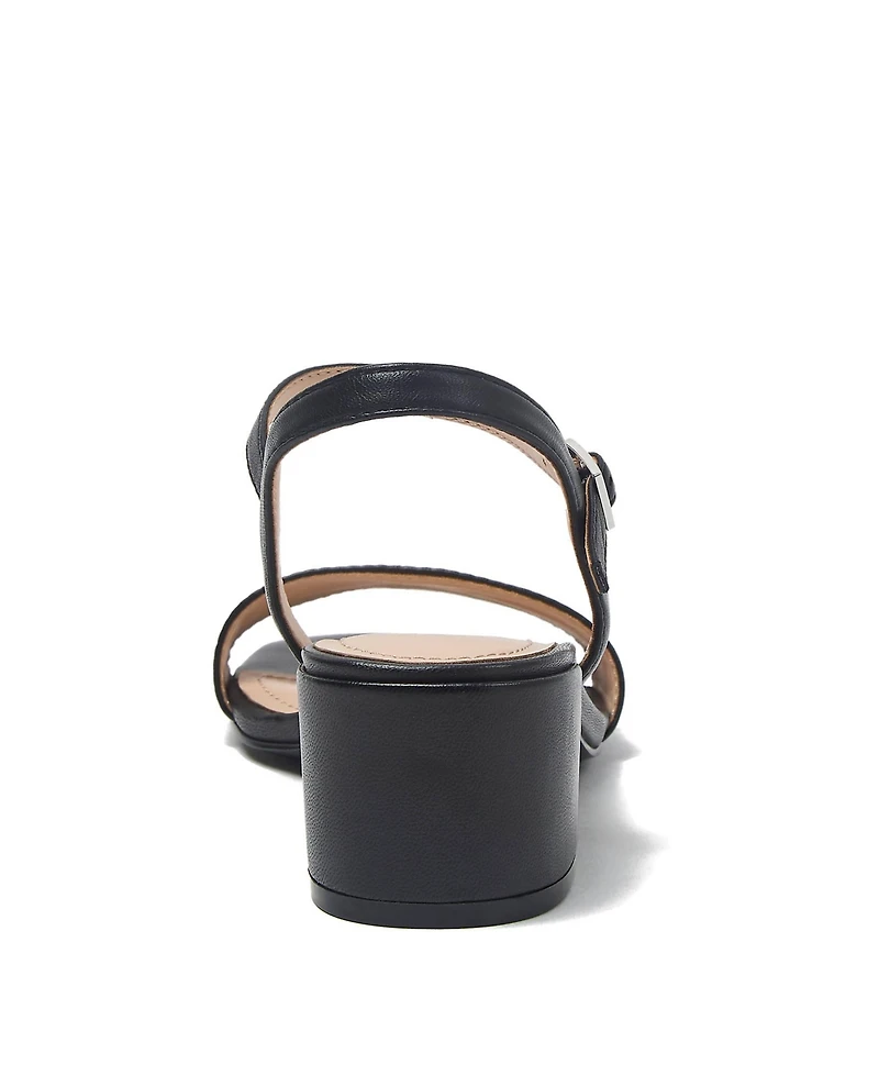 Lands' End Women's Essential Leather Block Heels