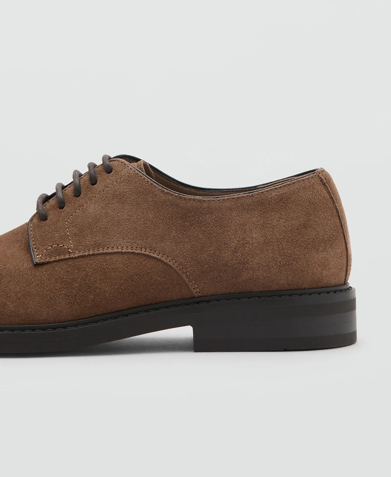 Mango Men's Leather Suit Shoes