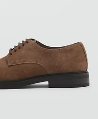 Mango Men's Leather Suit Shoes