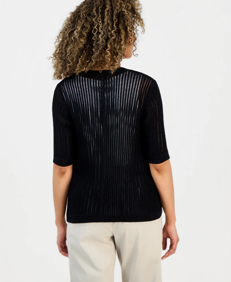 Style & Co Petite Summer Cotton Cardigan, Exclusively at Macy's