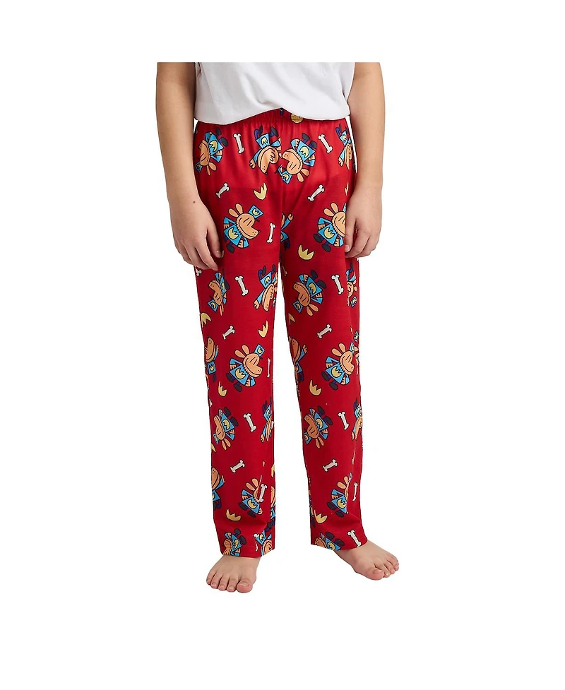 Dog Man Big Boys Lil' Petey All-Over Print Youth 2-pack Sleep Pajama Pants-14