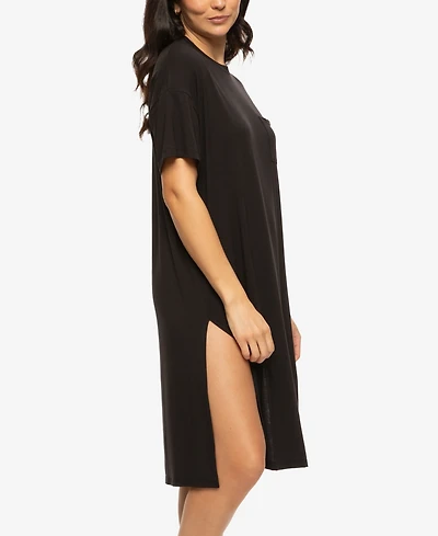 Felina Women's Lena Modal Linen Oversized Sleepshirt Style 890226
