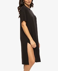 Felina Women's Lena Modal Linen Oversized Sleepshirt Style 890226