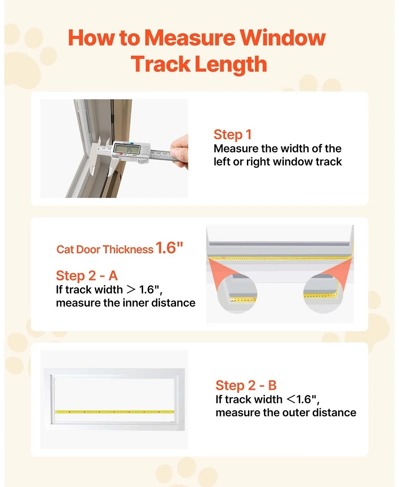 Cozito Adjustable Window Cat Door 23"–28" Wide with 4 Lock Modes and Aluminum Frame