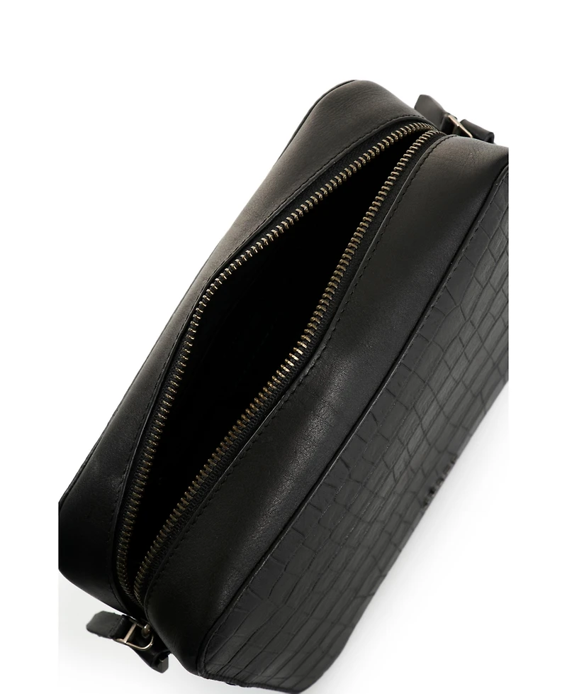 Velez Leather Crossbody Bag with Adjustable Straps
