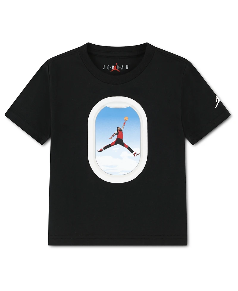 Jordan Boys' Toddler 2T-4T Plane Window Short-Sleeve T-Shirt