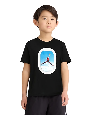 Jordan Boys' 4-7 Plane Window Short-Sleeve T-Shirt
