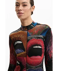 Desigual Women's Long Sleeve High Neck T-Shirt