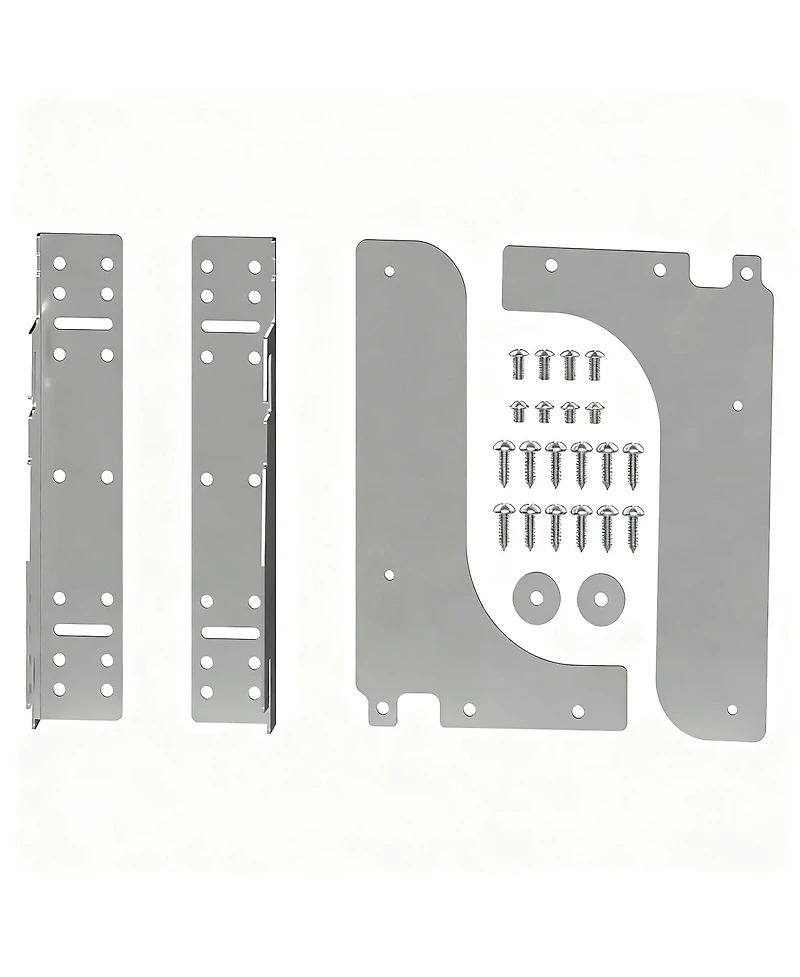 Yigii 2-Tier Metal Pullout Cabinet Organizer, Chrome