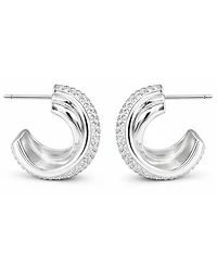 And Now This Clear Crystal X Center C Hoop Post Earring