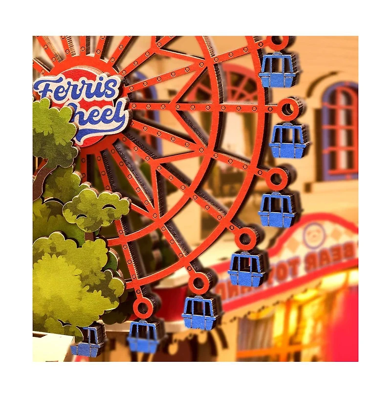 Flash Popup 3D Book Nook Puzzle: Fairytale Amusement Park 257pieces Diy