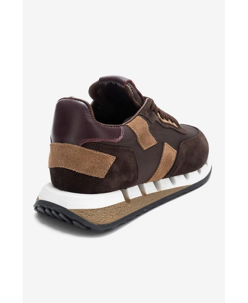 Forever & Always Shoes Women's Vian Leather Platform Sneaker