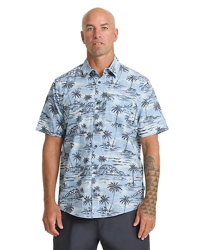 Quiksilver Waterman Men's Retreat Tech Woven Collared Shirt
