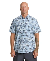 Quiksilver Waterman Men's Retreat Tech Woven Collared Shirt