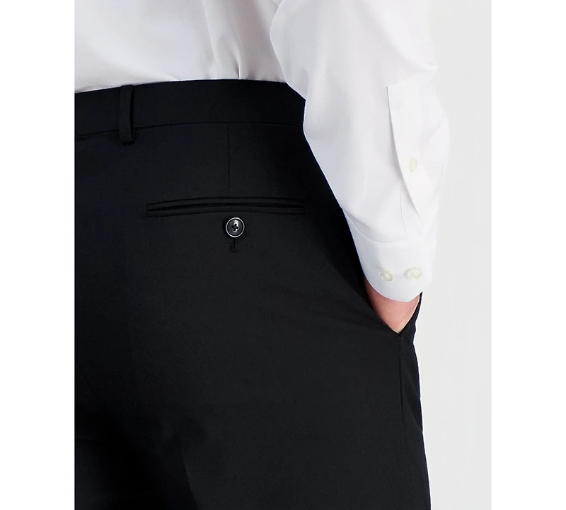 Alfani Men's Slim-Fit Stretch Solid Suit Pants, Created for Macy's
