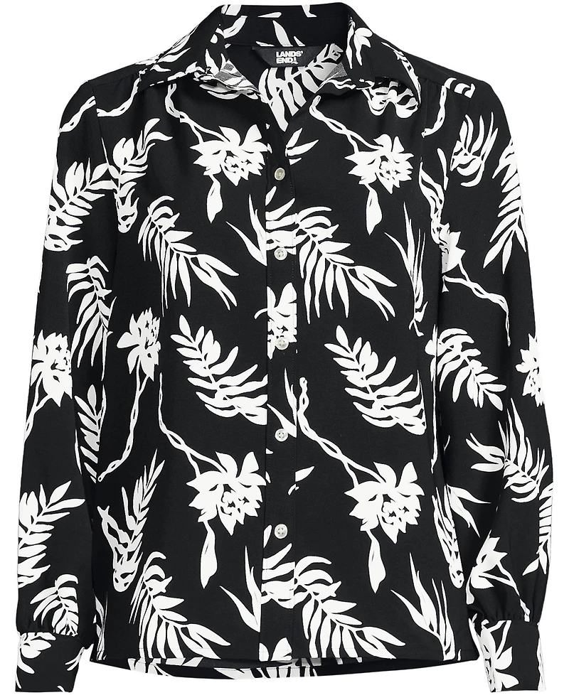 Lands' End Women's Creaseless Feminine Shirt