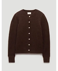 Hush Women's Wool Blend Gathered Shoulder Cardigan