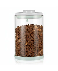 Aronkl Airtight Glass Jar for Pet Food Kibble Snacks Pantry Storage