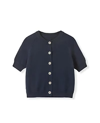 Celtic & Co. Women's Short Sleeve Knitted Cardigan