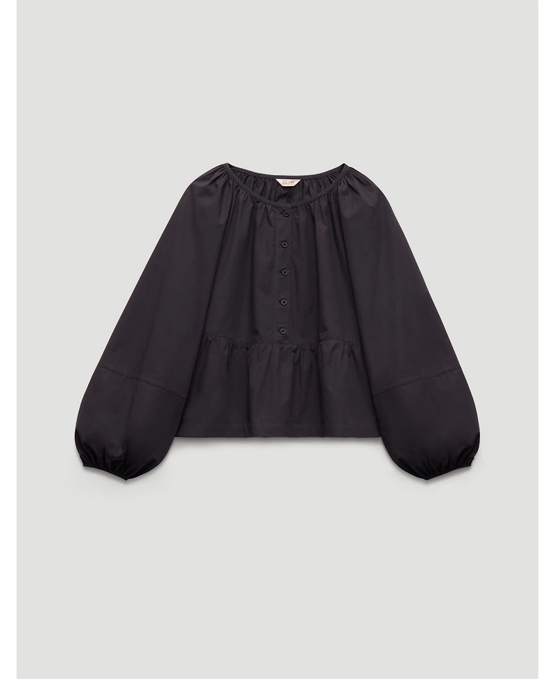 Hush Women's Beck Cotton Peplum Blouse