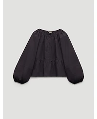 Hush Women's Beck Cotton Peplum Blouse