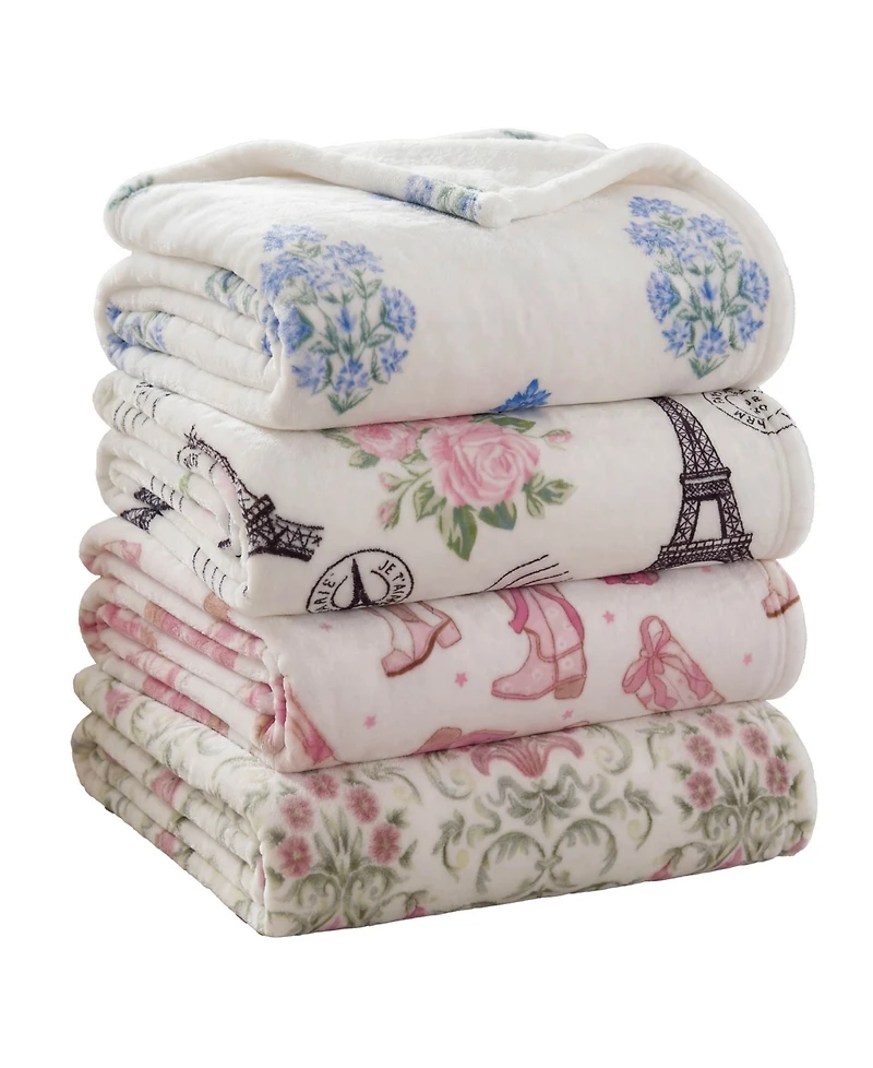 Boho Living Oversized Plush Throw, 60" x 70"