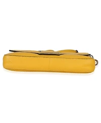 Pre-Owned Fendi Yellow Cuoio Romano Selleria Belt Baguette Bag