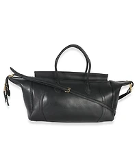 Pre-Owned Celine Black Supple Shiny Lambskin Medium New Luggage